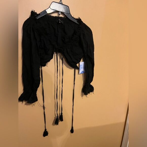 NWT Majorelle black crop top small - Picture 1 of 9